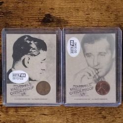 Rare 1/1 Bugsy Siegel Wheat Penny Cards (2)