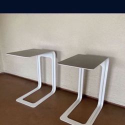 One Set Of 2 Heavy Indoor/Outdoor Patio Lawn C-Side-Tables