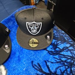 New Raiders Hat Size 6 7\8