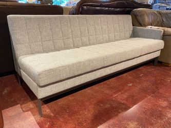 STEELCASE Chic Minimal Grey One Arm Sofa