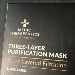 Medic Therapeutic Black Masks