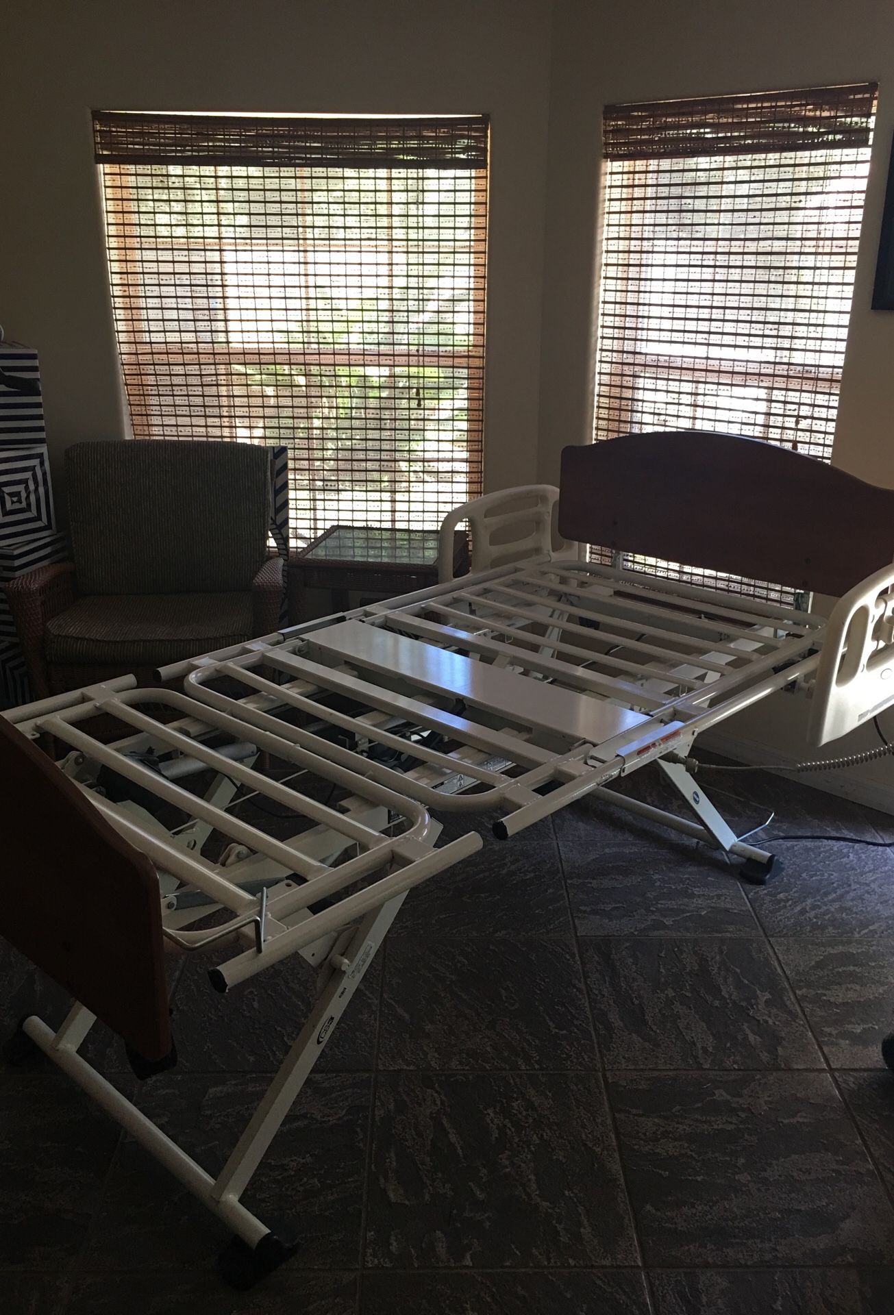 Invacare Carroll cs3 high low hospital bed