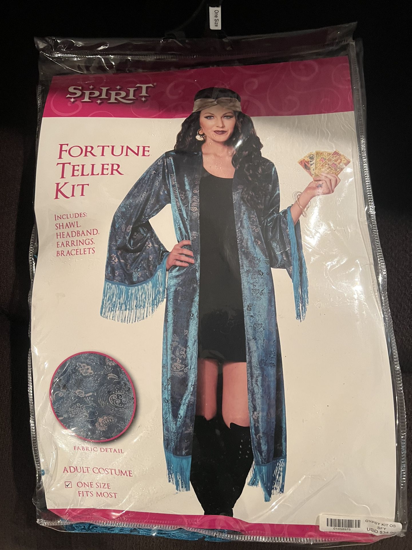 Adult Fortune Teller Shawl Costume