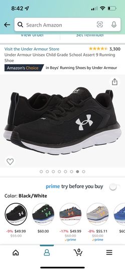 Underarmour Boys Shoes