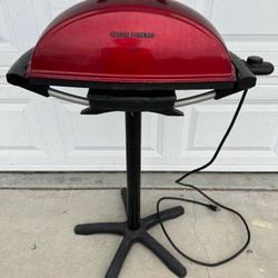George Foreman Indoor Outdoor Electric Grill, Non-Stick Grill Griddle