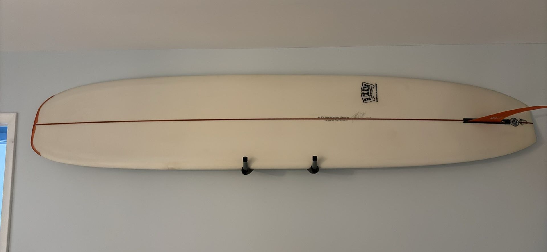 B. Clem Surfboard Hawaii Longboard