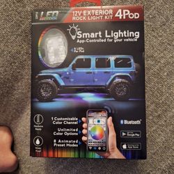 12 v exterior rock light kit 4 pod