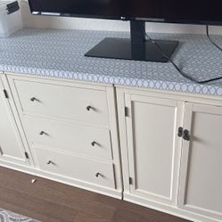 Pottery Barn  End Tables Or Make Extended Credenza