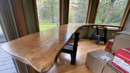 12’ Curved Live Edge Tabletop / bartop