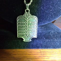10 Commandments Necklace 