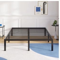 Metal bed frame queen