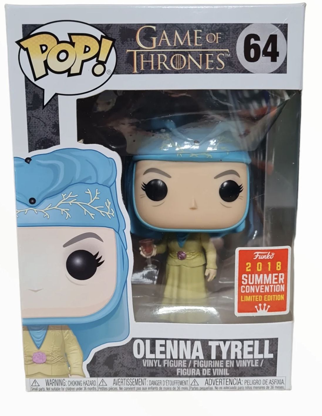 Game Of Thrones Olenna Tyrell 2018 Funko Pop #64 2018 Summer Convention Shared