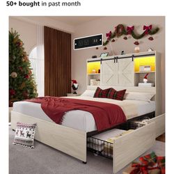 New Queen Bed Frame (in Box, Assembly Required)