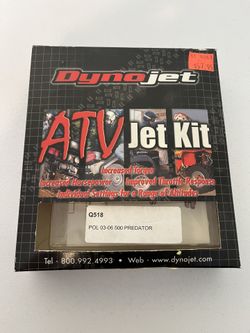 Polaris Predator (contact info removed)-2006 Dyno Jet Jetting Kit