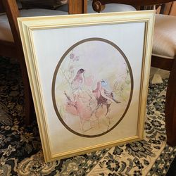 Vintage Barbara Walden Watercolor Print