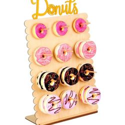 Mini Donuts Wood Stand