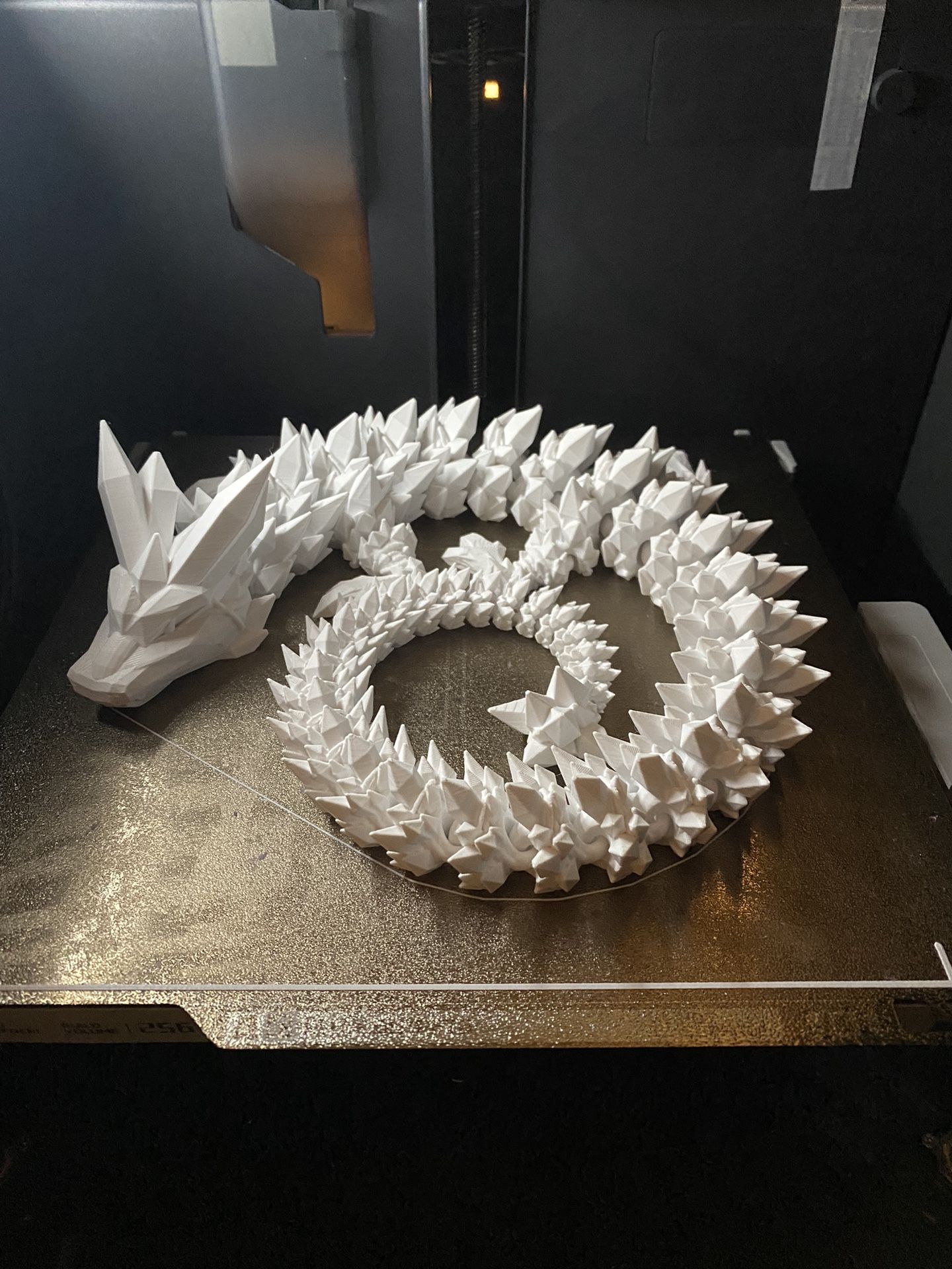 Articulated Crystal Dragon (3D Printed)