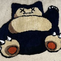 NEW Snorlax X Kaws Handmade Rug