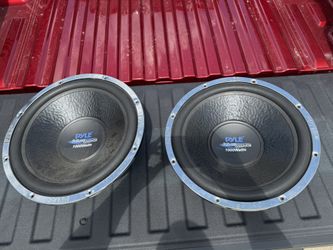 15 Inch Pyle Blue Wave 1000 Watts Subwoofers With Box
