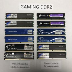 Gaming DDR2 RAM/Memory