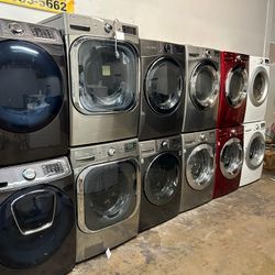 LG SET STEAM WASHER AND ELECTRIC DRYER 