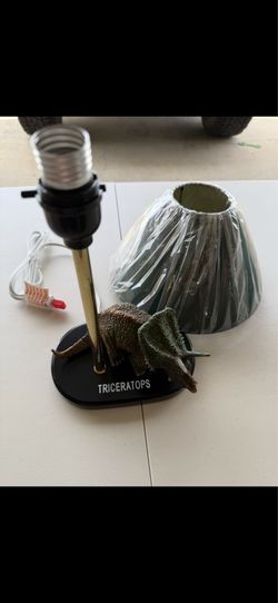 Small Triceratops lamp