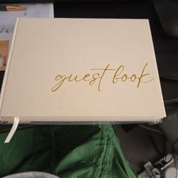 2 NEW GUEST BOOKS