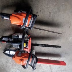 3 Non Working Chain Saws