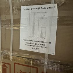 3-Piece Heavy Duty Welded Steel Garage Storage System