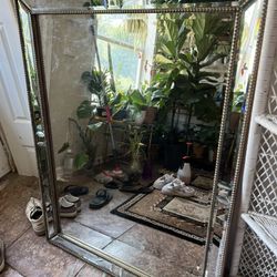 Beautiful Mirror Large Silver 