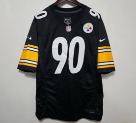 Steeler watt black men jersey fully stitched