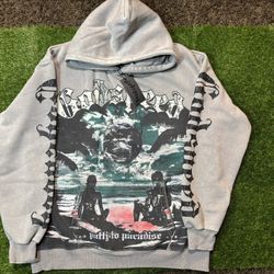 Godspeed Gray hoodie L