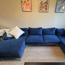 Blue Living Room Couch