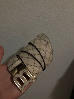 Clean Belt with Gold Buckle