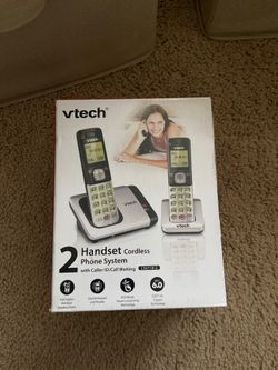 Vtech cordless phone system, 2 handsets