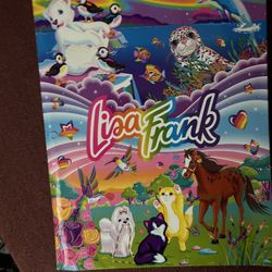 Lisa Frank multi-coloured folder from the 1990s good to excellent condition #lisafrank #rare #1990s #kidcore #folder
