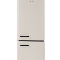 iio FUN FF1 7 cu ft Retro Refrigerator – Butter Cream