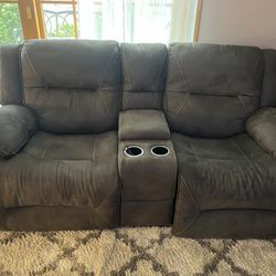 Reclining sofa and chair