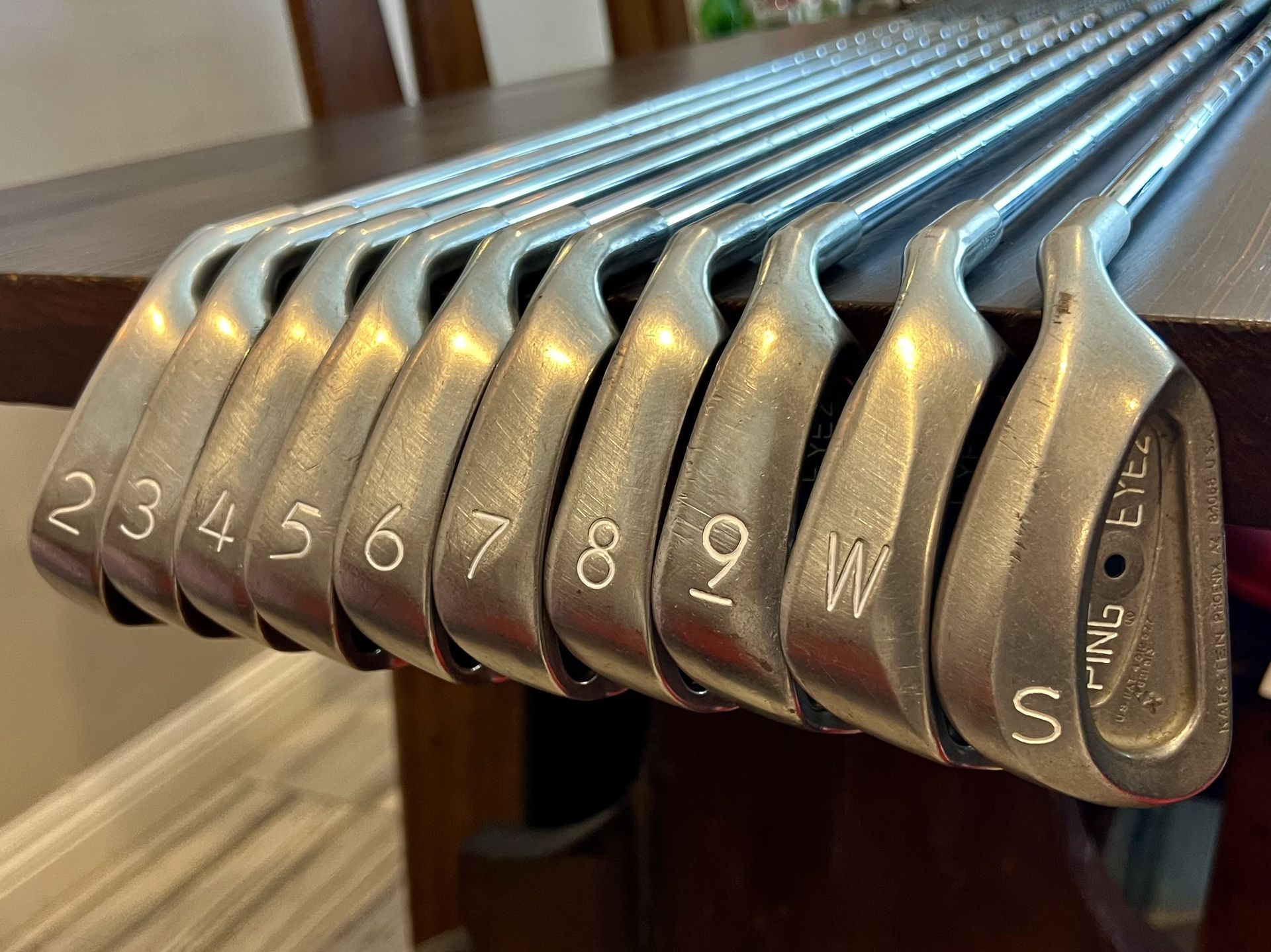 Ping Eye 2 Red Dot Iron Set: 2-P plus Sand Wedge