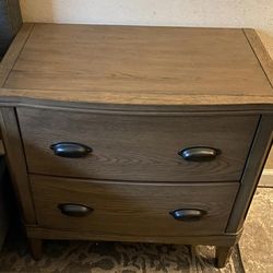 Allegra 2 drawer nightstand