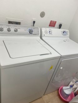 GE Washer & Dryer Set – Both Working