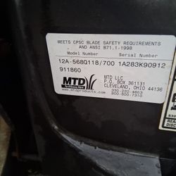 Self Propelled Mower Working Condition Big Wheels 160.00 