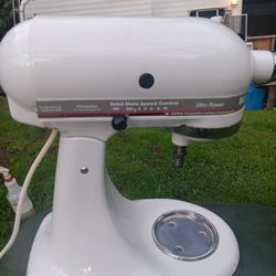 Kitchen Aid Ultra White Mixer Only