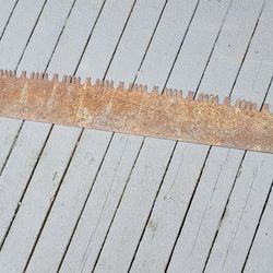 Misery Whip Antique Logging Handsaw 72 In