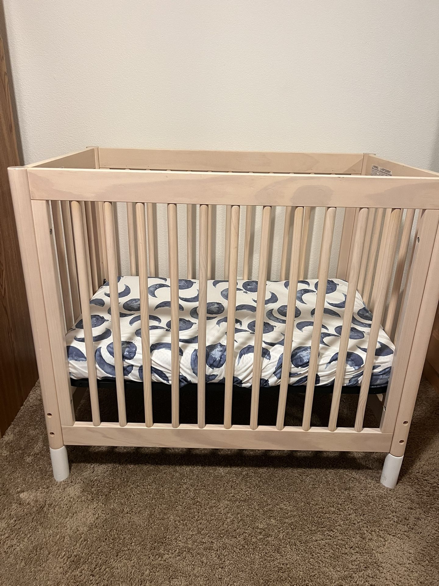 Babyletto Gelato Mini Crib + Newton Mattress