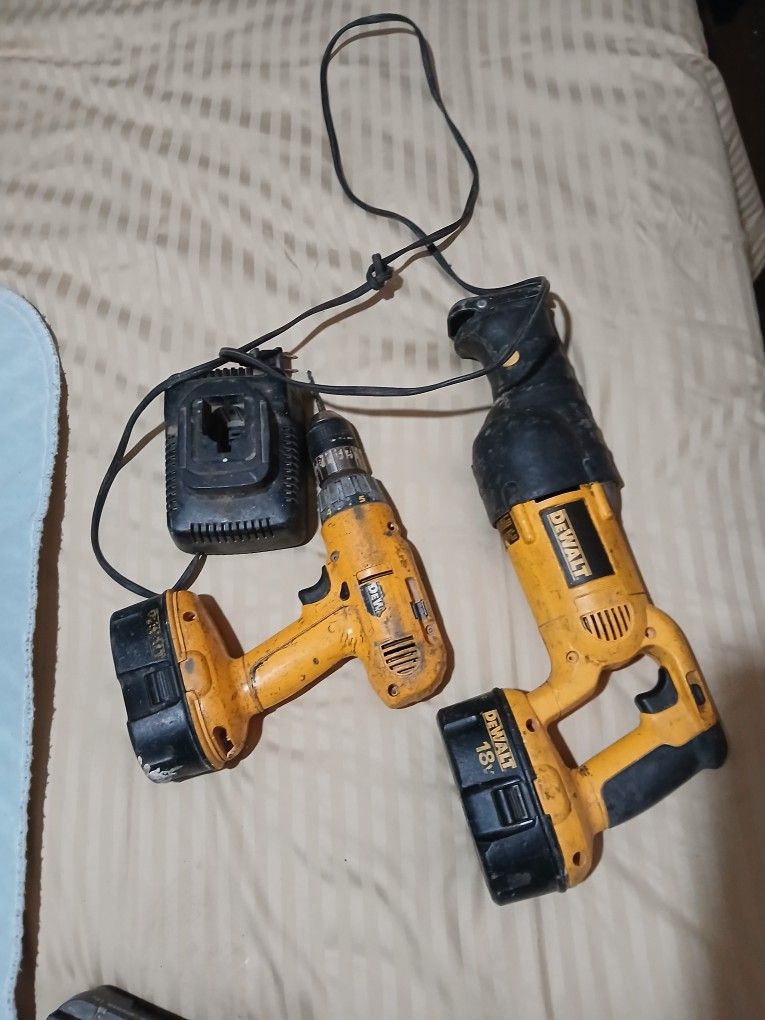 DeWalt Sawzall, Drill & Charger