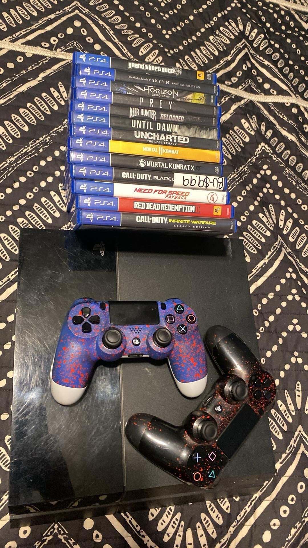 ps4 with video games