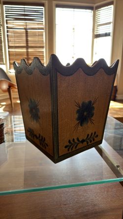 Vintage wooden container