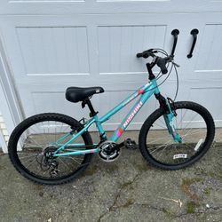 Nishiki Pueblo 24" Youth Mountain Bike - Teal/Red - Excellent Condition!  