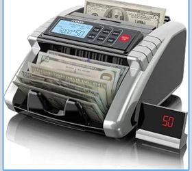 Like new Aneken Money Counter Machine with Value Count, Counterfeit Detection